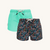 2 Pack UV Swim Shorts - Hollywood Mint