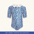 Girl UV Swimsuit Coco Positano - royal blue
