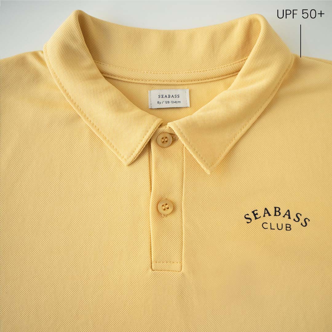 Boy UV Polo Shirt Lemon Yellow