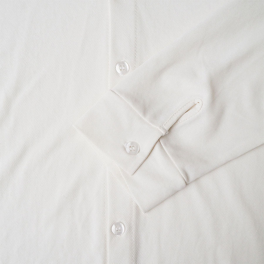 Camicia con bottoni UV (UPF 50+) - Pearl White