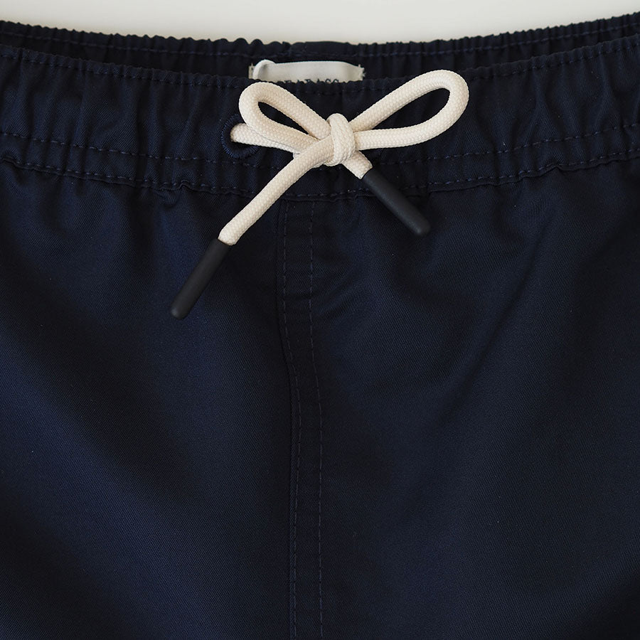 Boy UV Swim Short Navy Blue - solid